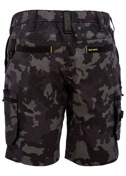 Bisley FLX & Move Stretch Canvas Camo Cargo Shorts (Additional Colours)(BISBSHC1337)