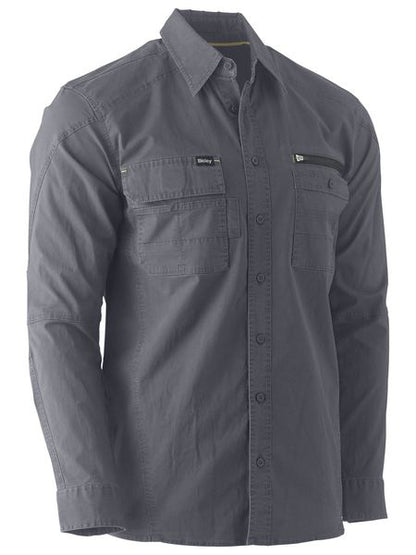 Bisley FLX & Move Utility Work Shirt Long Sleeve (BISBS6144)