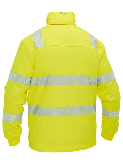 Bisley Hi Vis Taped Heated Jacket with Hood (BISBJ6842T)