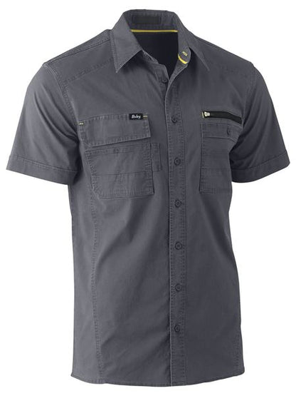 Bisley FLX & Move Utility Work Shirt Short Sleeve (BISBS1144)