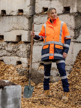 Bisley Hi Vis Ladies Taped 5 in 1 Rain Jacket (BISBKL6975) - Best Buy Trade Supplies