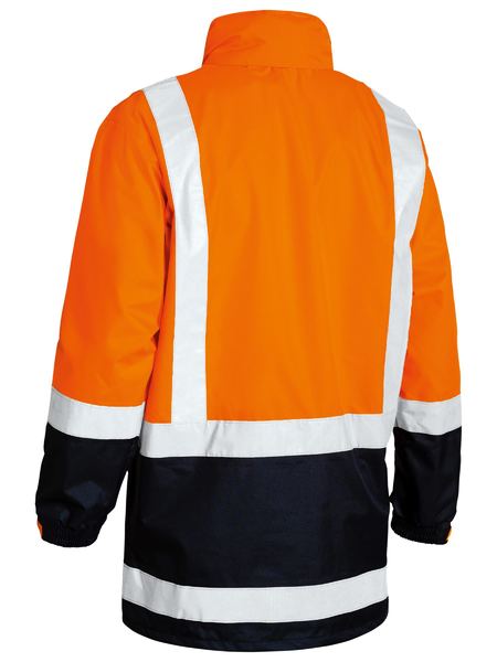 Bisley Hi Vis Taped Recycled Rain Shell Jacket (BISBJ6766T)