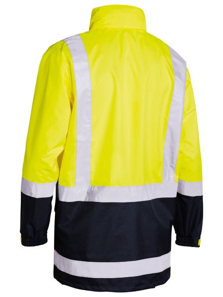 Bisley Hi Vis Taped Recycled Rain Shell Jacket (BISBJ6766T)