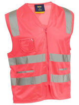 Bisley Hi Vis Taped Safety Zip Vest (BISBV0341T)