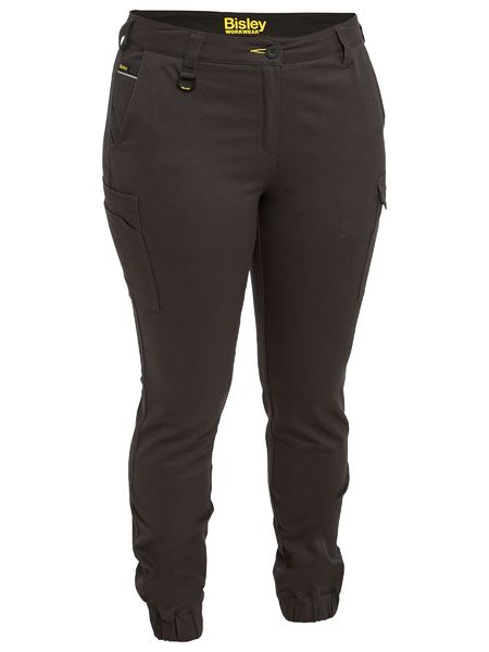 Bisley Ladies Cotton Cargo Cuffed Pants (BISBPL6028)