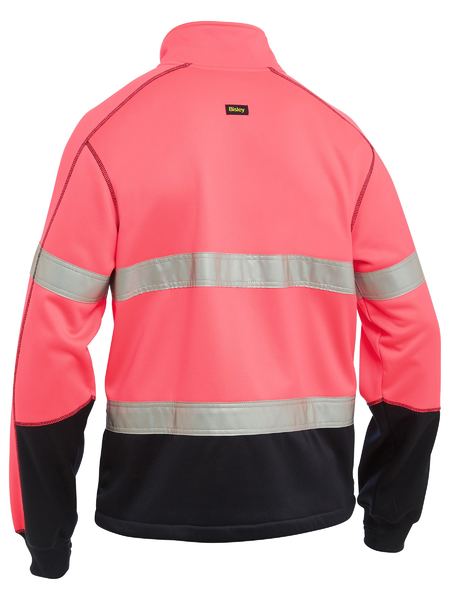 Bisley Hi Vis Taped Zip Front Fleece (BISBK6611T)