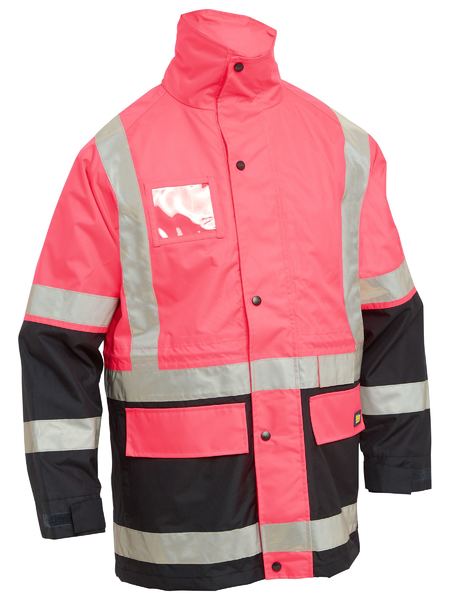 Bisley Hi Vis Taped 5 in 1 Rain Jacket (BISBK6975)