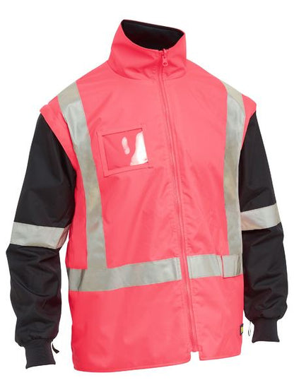 Bisley Hi Vis Taped 5 in 1 Rain Jacket (BISBK6975)