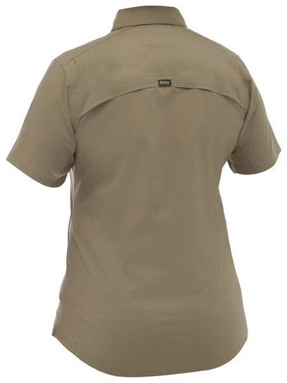 Bisley Ladies X Airflow Stretch Ripstop Shirt Short Sleeve (BISBL1490)