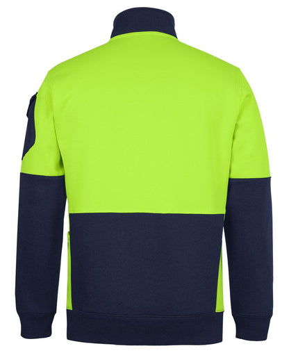 JB's Hi Vis 350G 1/2 Zip Trade Fleece (JBS6CHVF)