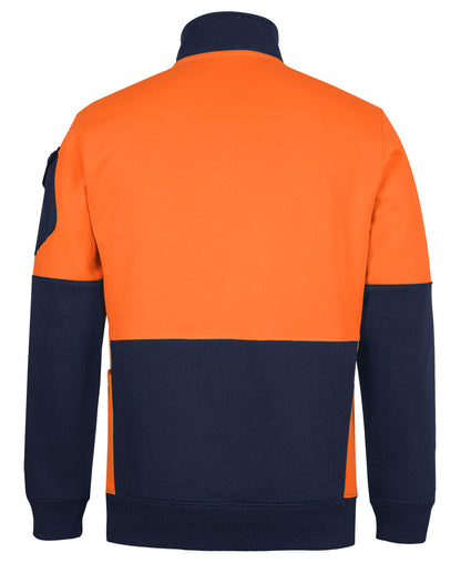 JB's Hi Vis 350G 1/2 Zip Trade Fleece (JBS6CHVF)