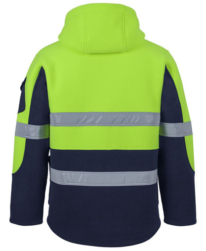 JB's Hi Vis (D+N) 450G Full Zip Shepherd Hoodie (JBS6DLZ)