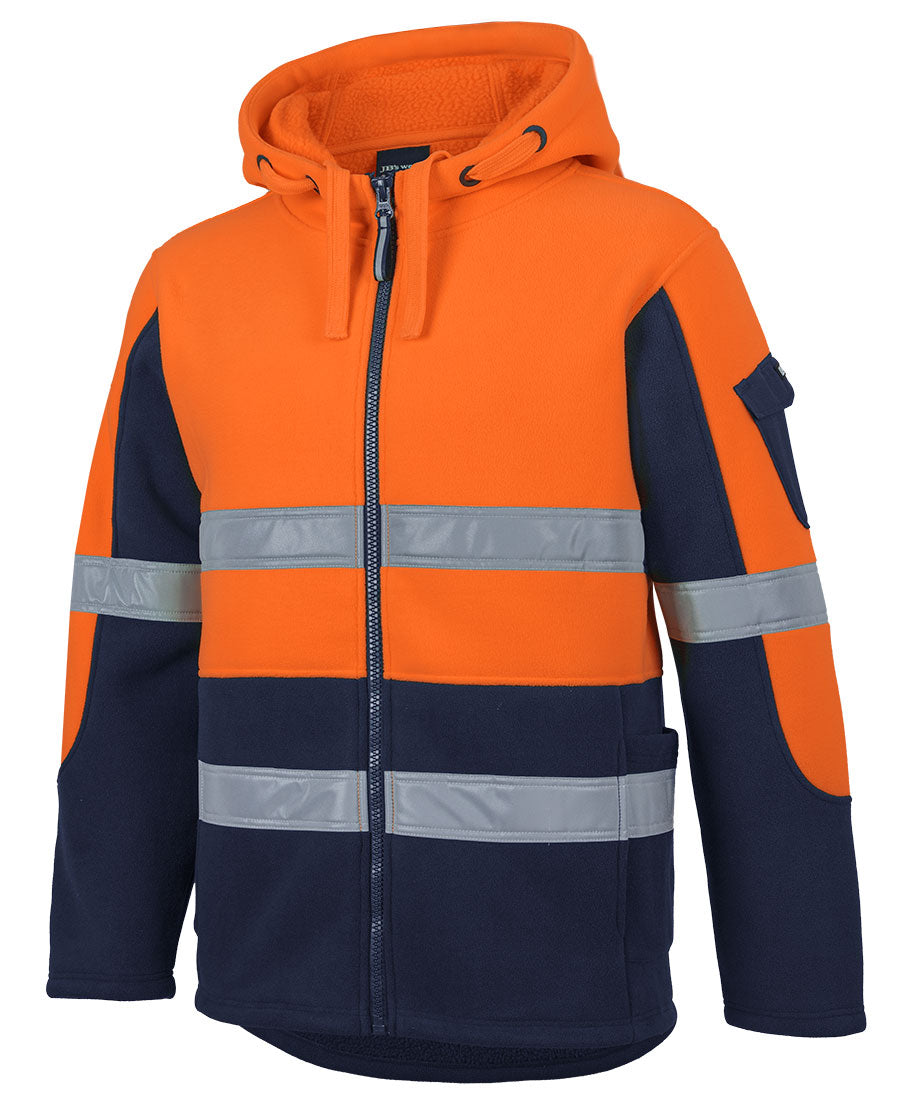 JB's Hi Vis (D+N) 450G Full Zip Shepherd Hoodie (JBS6DLZ)