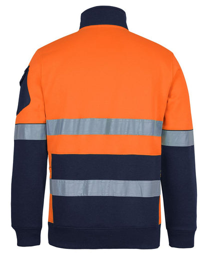 JB's Hi Vis (D+N) 350G 1/2 Zip Trade Fleece (JBS6DNVF)