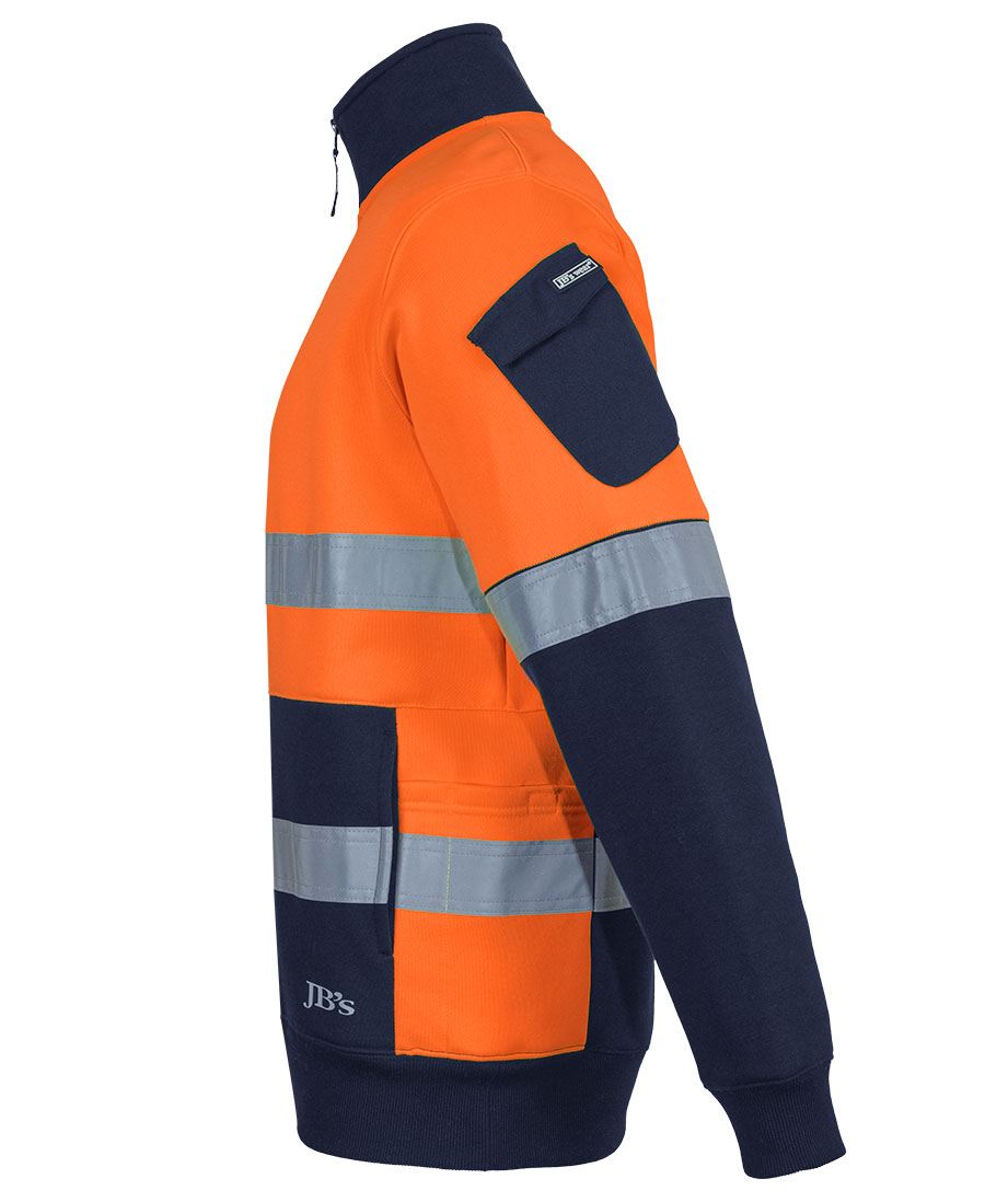 JB's Hi Vis (D+N) 350G 1/2 Zip Trade Fleece (JBS6DNVF)