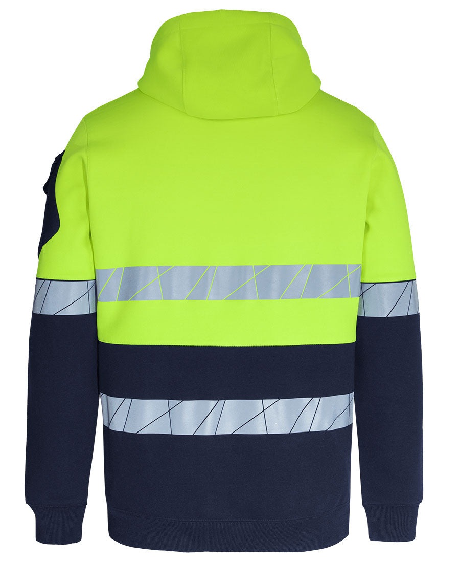 JB's Hi Vis 450G Pull Over Hoodie with Fragmented Tape (JBS6DPFP)
