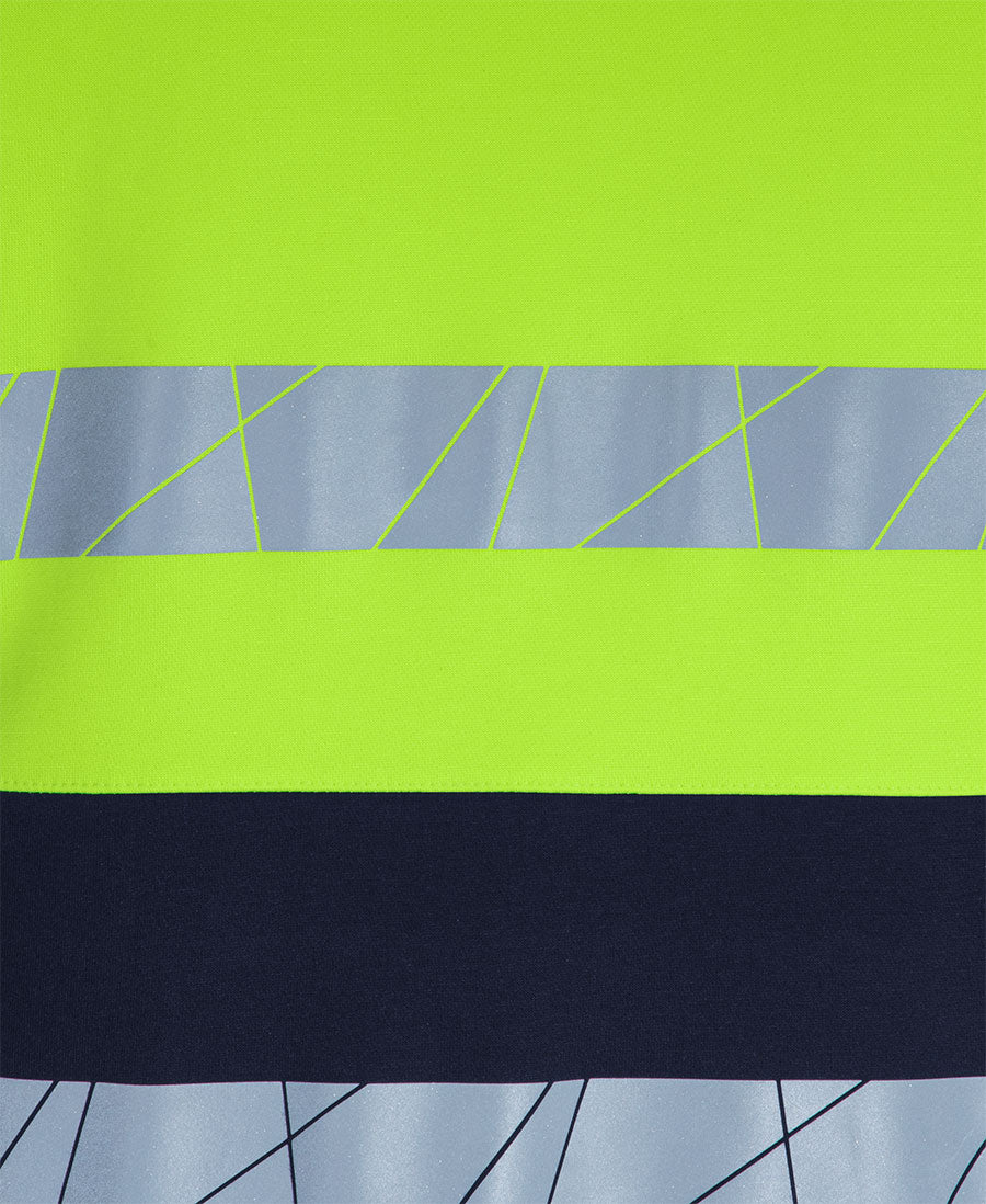 JB's Hi Vis 450G Pull Over Hoodie with Fragmented Tape (JBS6DPFP)