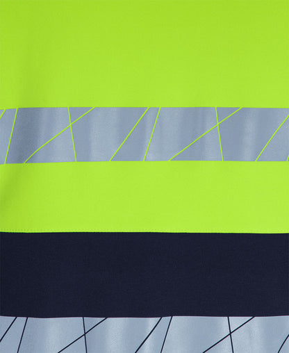 JB's Hi Vis 450G Pull Over Hoodie with Fragmented Tape (JBS6DPFP)