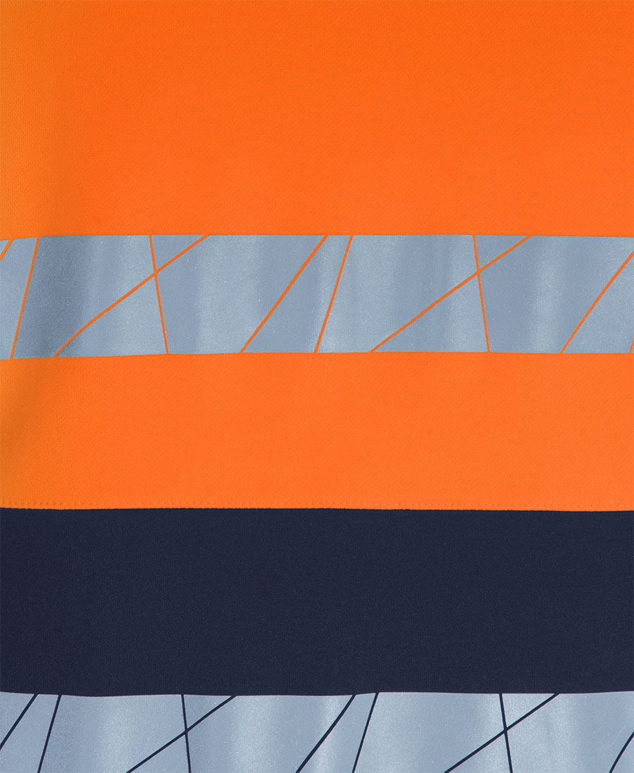 JB's Hi Vis 450G Pull Over Hoodie with Fragmented Tape (JBS6DPFP)