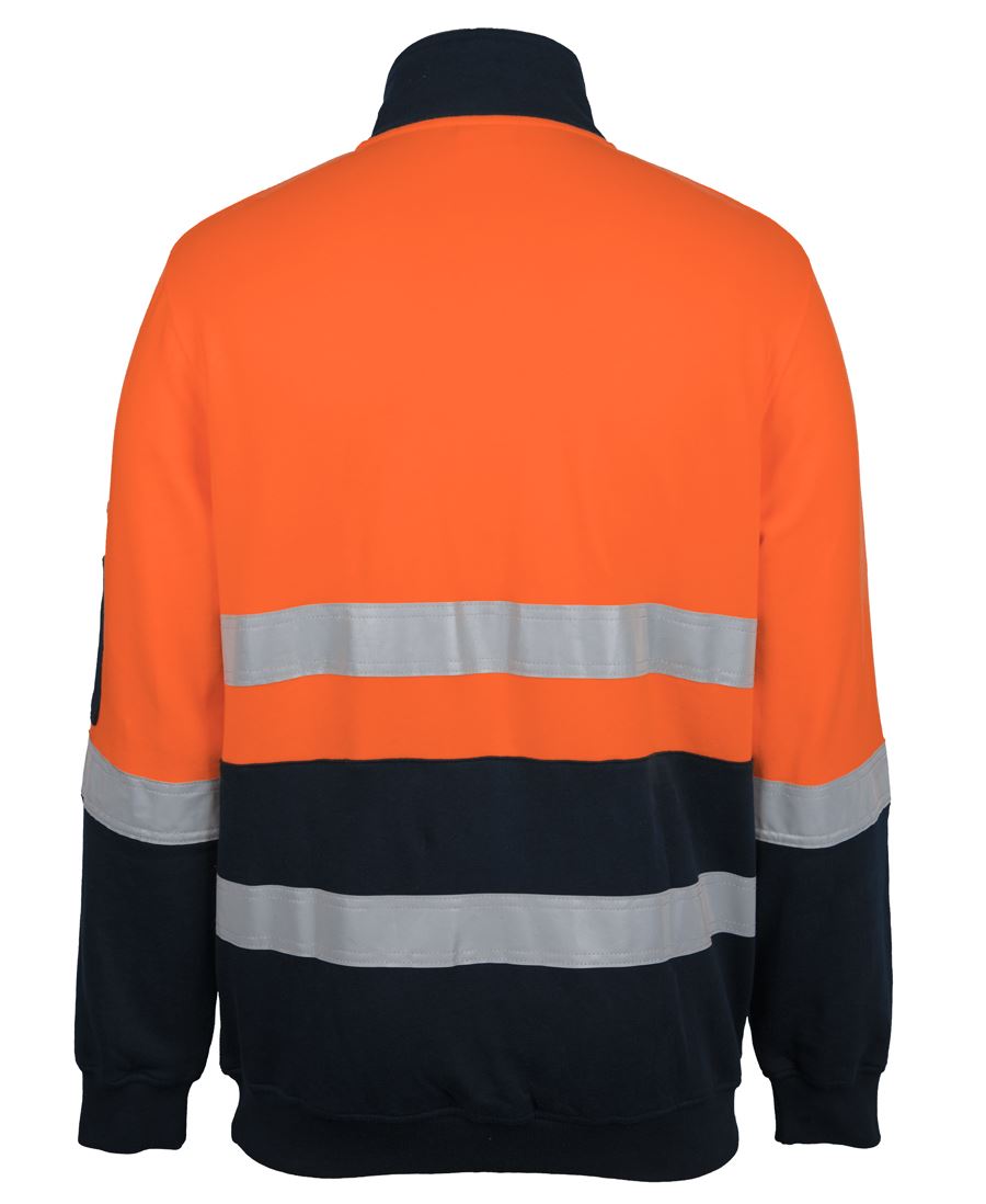 JB's Hi Vis (D+N) 310G Cotton 1/2 Zip Fleece (JBS6DVFM)