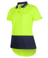 JB's Hi Vis Ladies Drop Tail Polo Short Sleeve (JBS6HDS1)