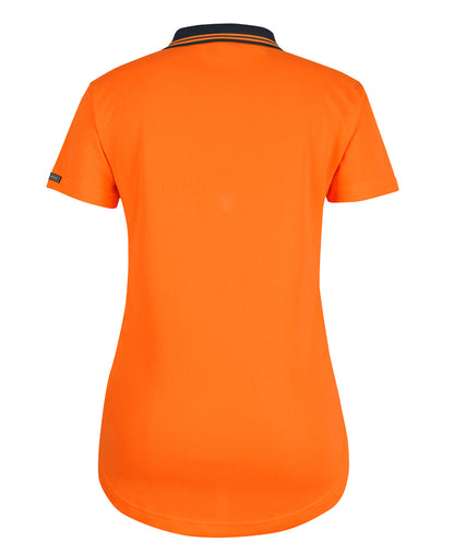 JB's Hi Vis Ladies Drop Tail Polo Short Sleeve (JBS6HDS1)