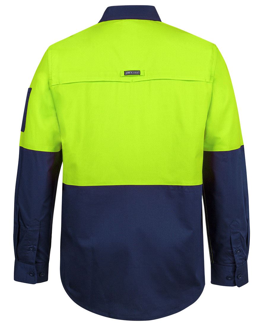 JB's Hi Vis Class F Ripstop Work Shirt Long Sleeve (JBS6HRFL)