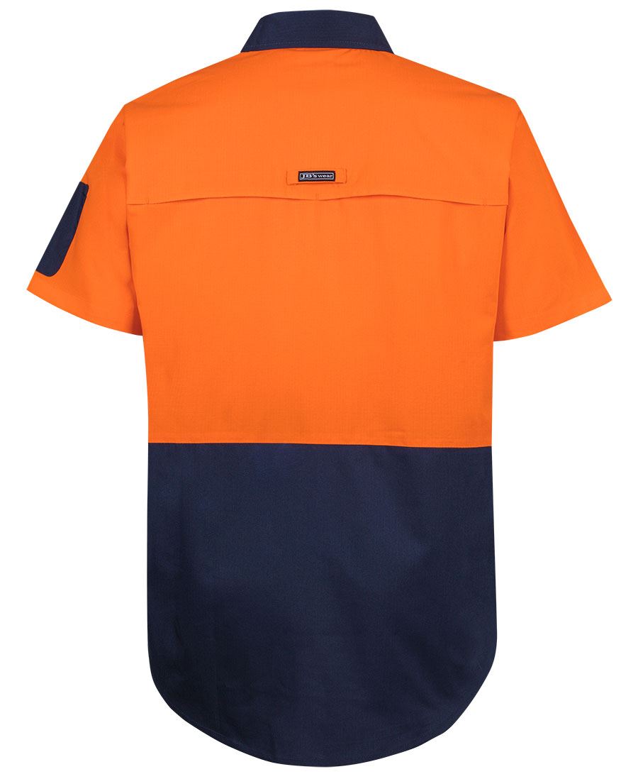 JB's Hi Vis Class F Ripstop Work Shirt Short Sleeve (JBS6HRFS)