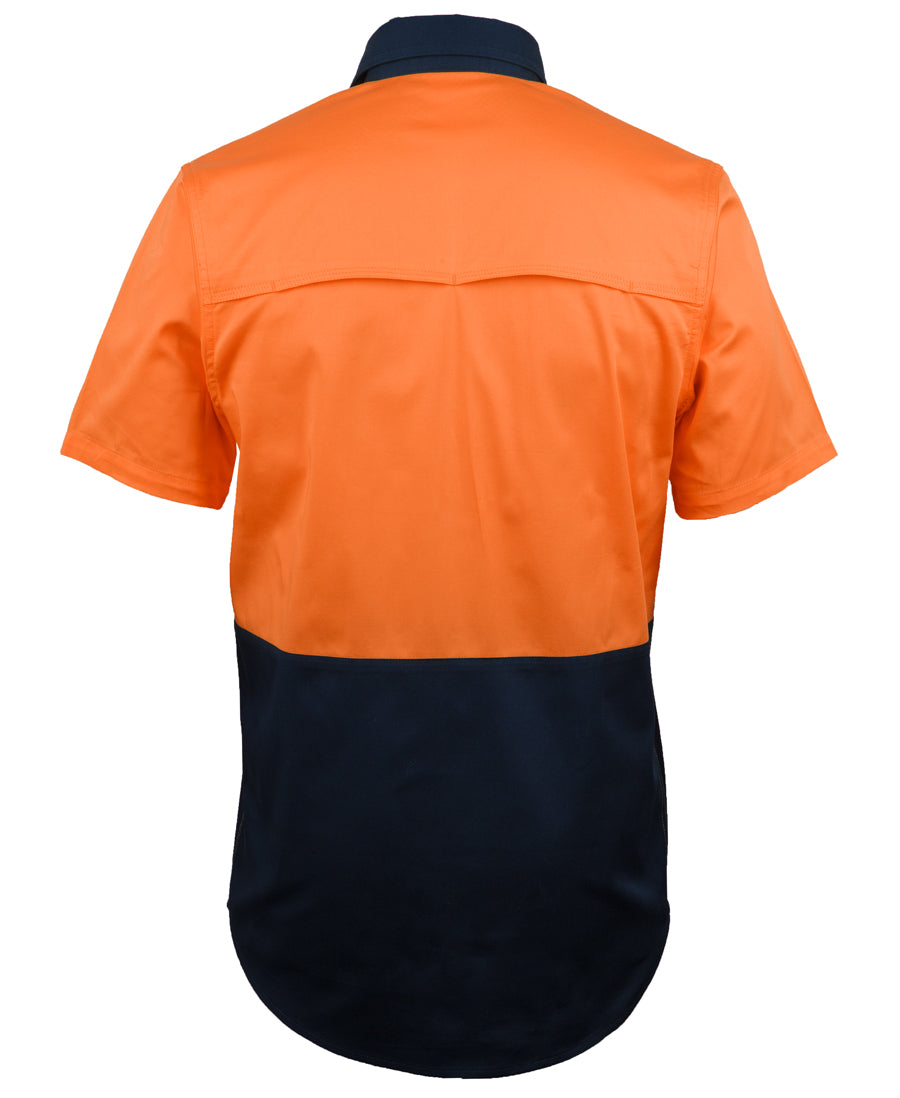 JB's Hi Vis Stretch Work Shirt Short Sleeve (JBS6HSWS)