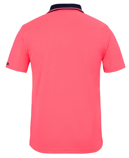 JB's Hi Vis Non Cuff Traditional Polo Short Sleeve (JBS6HVNC)