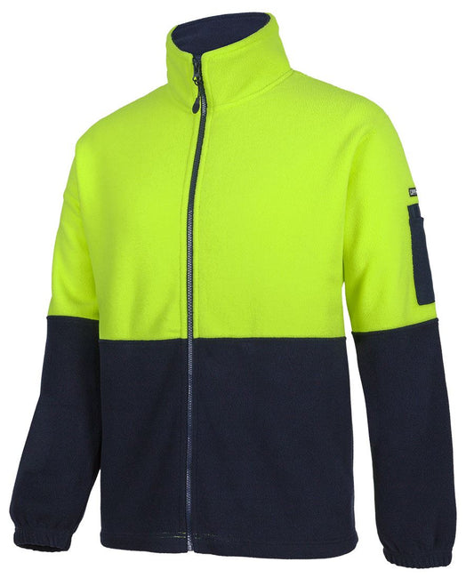 JB's Hi Vis Full Zip Polar Fleece (JBS6HVPE)