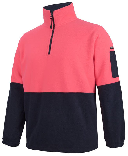 JB's Hi Vis 1/2 Zip Polar Fleece (JBS6HVPF)