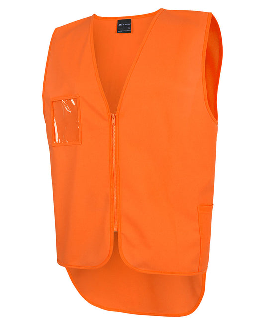 JB's Hi Vis Zip Drop Tail Safety Vest (JBS6HVSW)