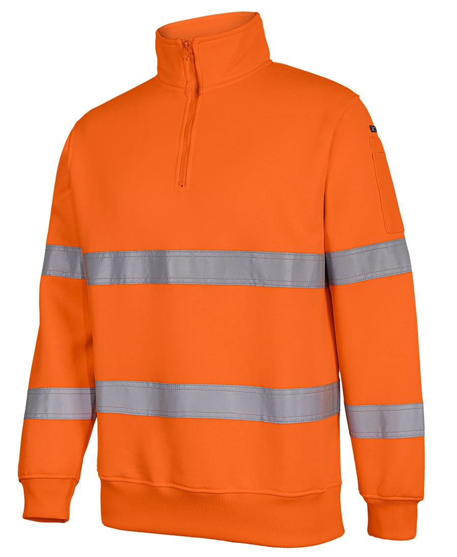 JB's (D+N) Biomotion 1/2 Zip Fleecy Sweat 3M Tape (JBS6HZFS) - Best Buy Trade Supplies