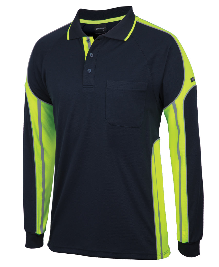 JB's Hi Vis Street Panel Polo Long Sleeve (JBS6SPPL)