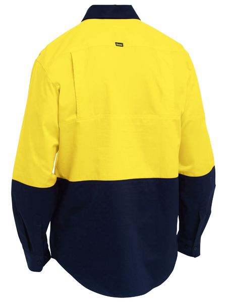 Bisley Hi Vis Cool Lightweight Drill Shirt Long Sleeve (BISBS6695)