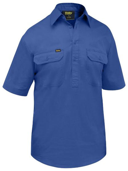 Bisley Closed Front Cool Lightweight Shirt Short Sleeve (BISBSC1820)