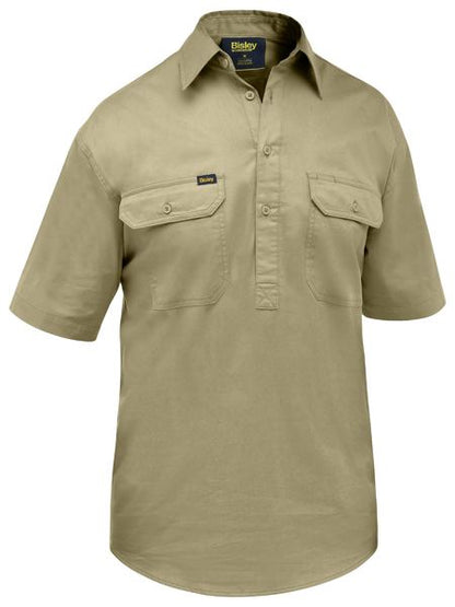 Bisley Closed Front Cool Lightweight Shirt Short Sleeve (BISBSC1820)