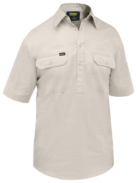 Bisley Closed Front Cool Lightweight Shirt Short Sleeve (BISBSC1820)