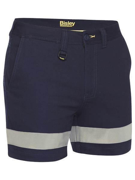 Bisley Taped Stretch Cotton Drill Short Shorts (BISBSH1008T)