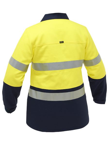 Bisley Ladies Hi Vis Drill Jacket Taped (BISBKL6710T)