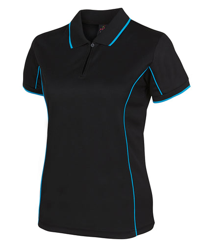 JB's Ladies Podium Piping Polo Short Sleeve (JBS7LPI) - Best Buy Trade Supplies