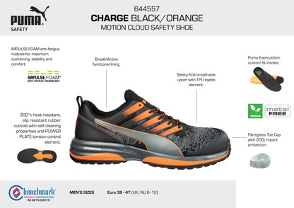 PUMA Charge Black/Orange (PUM644557)