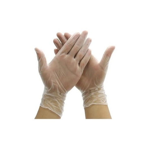 F8 Clear Vinyl Disposable Gloves Clear (F8CV)