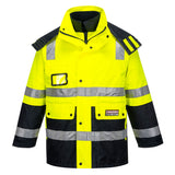 Portwest Hi Vis Taped Huski Venture 4 in 1 Contrast Jacket (PWK8106)