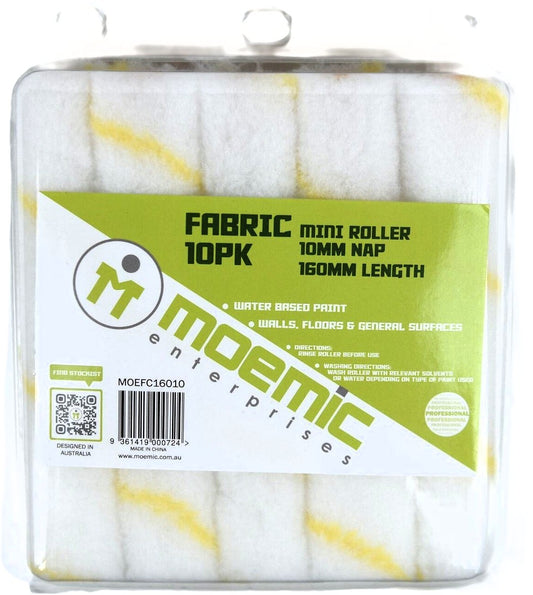 Moemic Mini Fabric Roller Cover 10 pack