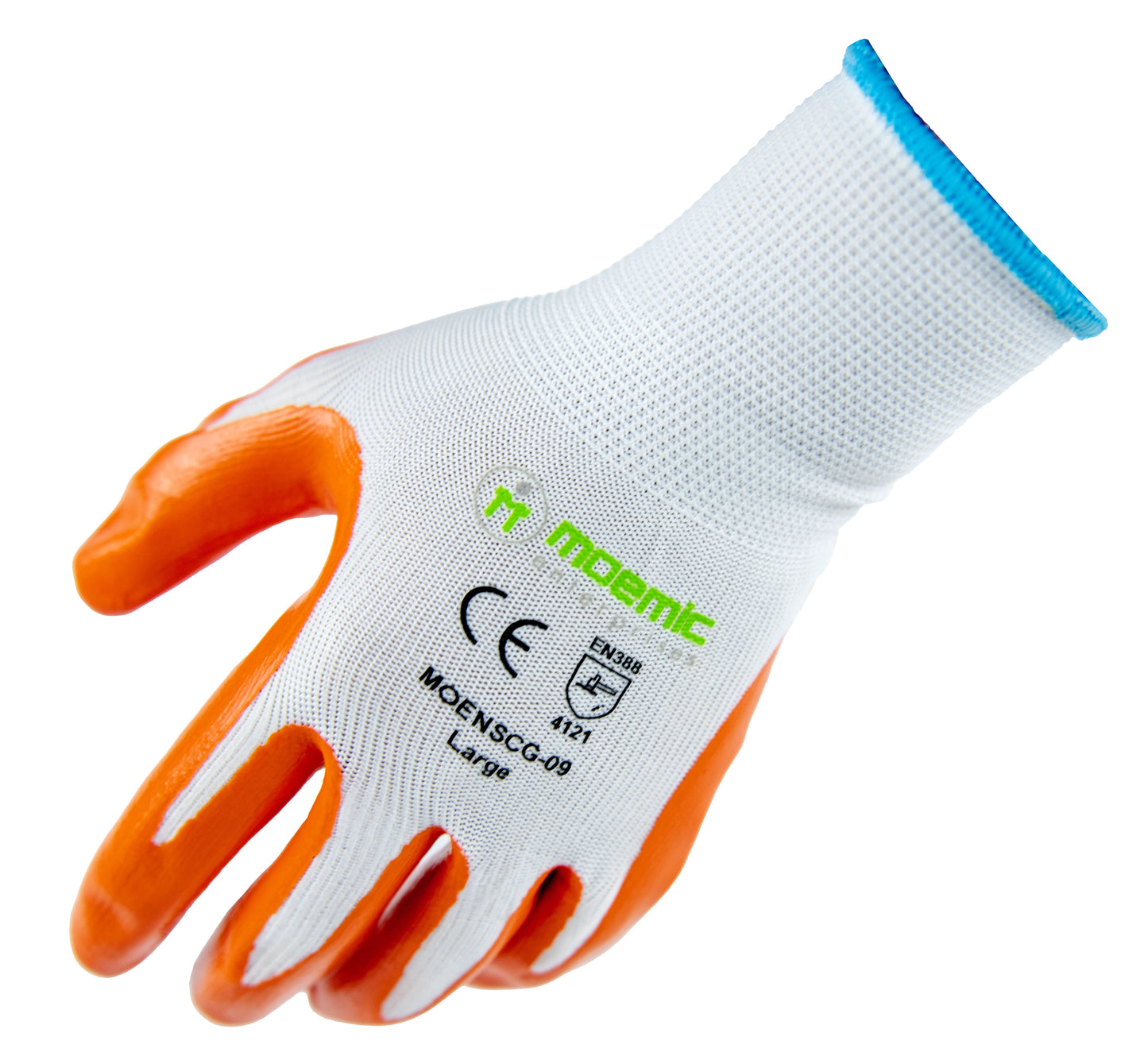 Moemic Nitrile Smooth Coated Gloves 5 Pack (MOENSCG5)
