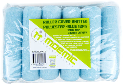 Moemic Roller Cover Knitted Polyester -Blue