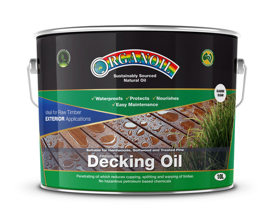 Organoil Decking Oil Classic Clear 10L