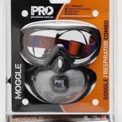 Pro Choice Filterspec Pro Goggle & Mask Combo P2+Valve+Carbon x 3 Masks